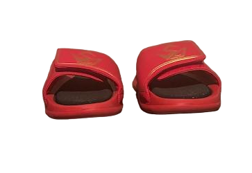 MENS LUXE SPORTS RECOVERY SLIDES FIRE