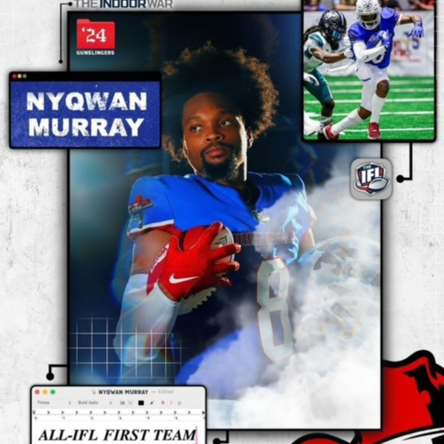 Nyqwan Murray: 2024 IFL Offensive Player of the Year & First Team All-IFL Offense