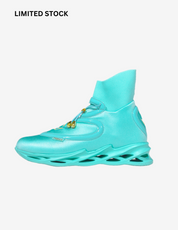 YOUTH LUXE CUSHIONED HIGH TOPS AQUA